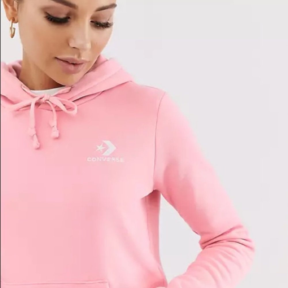 Pink Converse hoodie